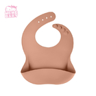 Waterproof Silicone Baby Bib Food Catching Crumb Catcher Safe Infant Toddler Kid