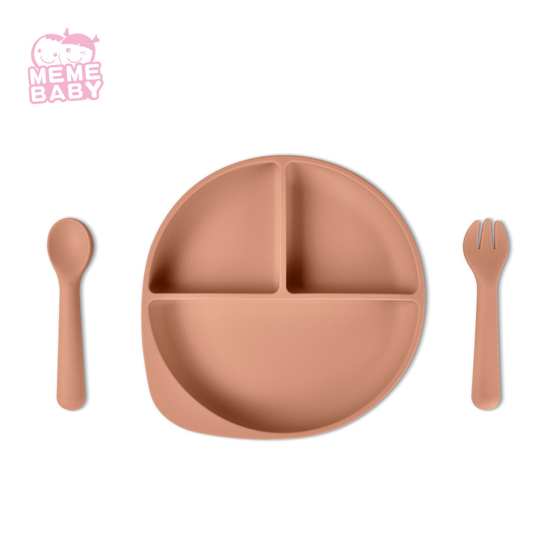 Soft Comfortable Silicone Dinner Plate With CPC Certification